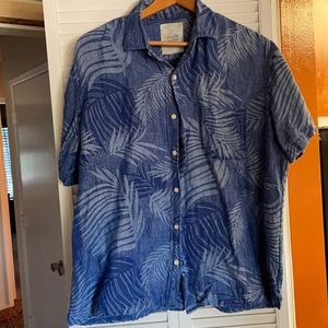 Tasso Elba Hawaiian-style button shirt